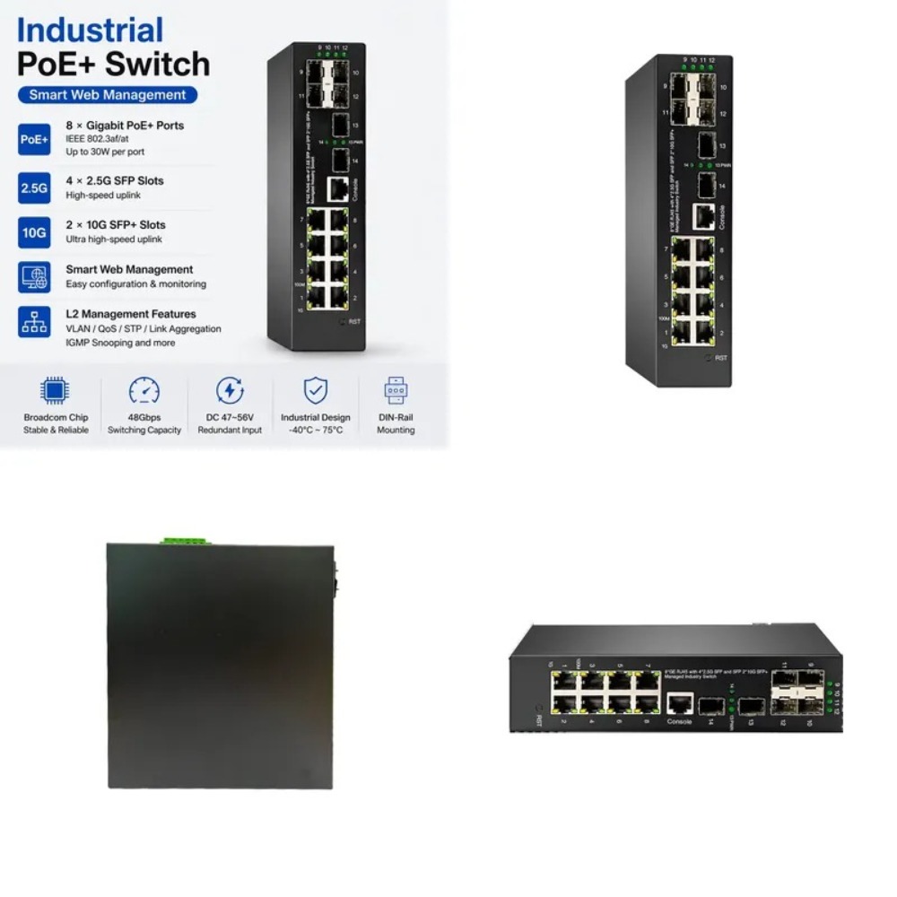 Industrial-grade 10G managed P - Sfp+ 10G Managed Switch 8 Port review and price