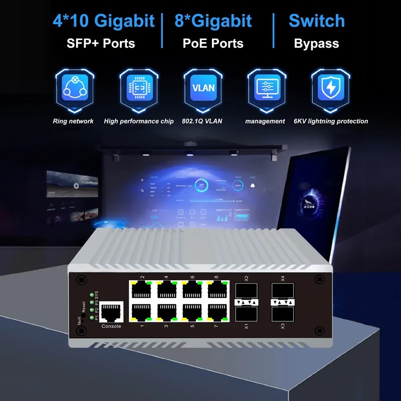 8-port PoE industrial manageme - Sfp+ 10G Managed Switch 8 Port review and price